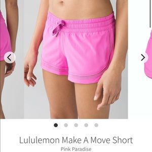 Lululemon Make a Move short